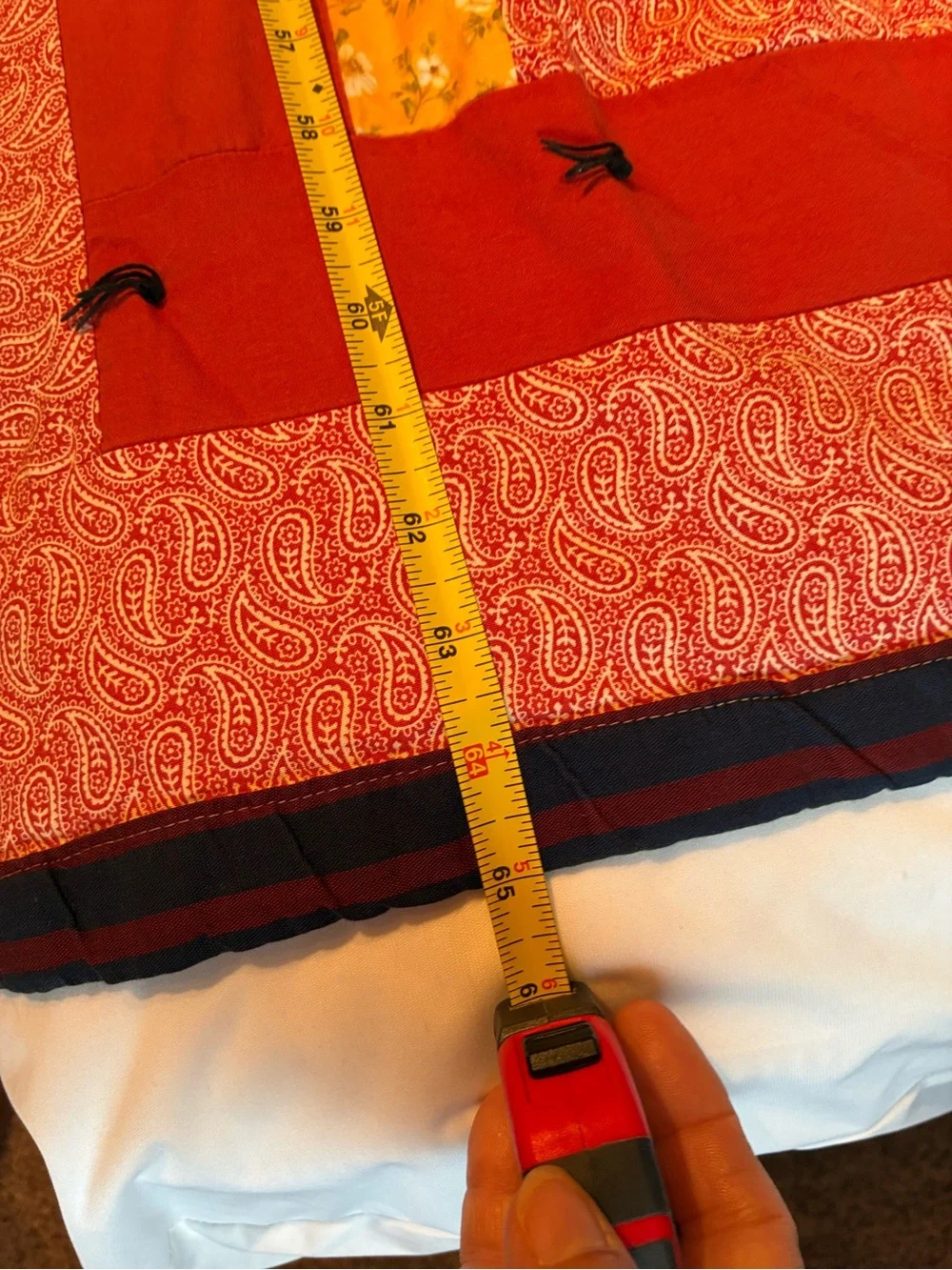 Homemade Quilt 53x65 Western Cowboy Multicolor Reversible